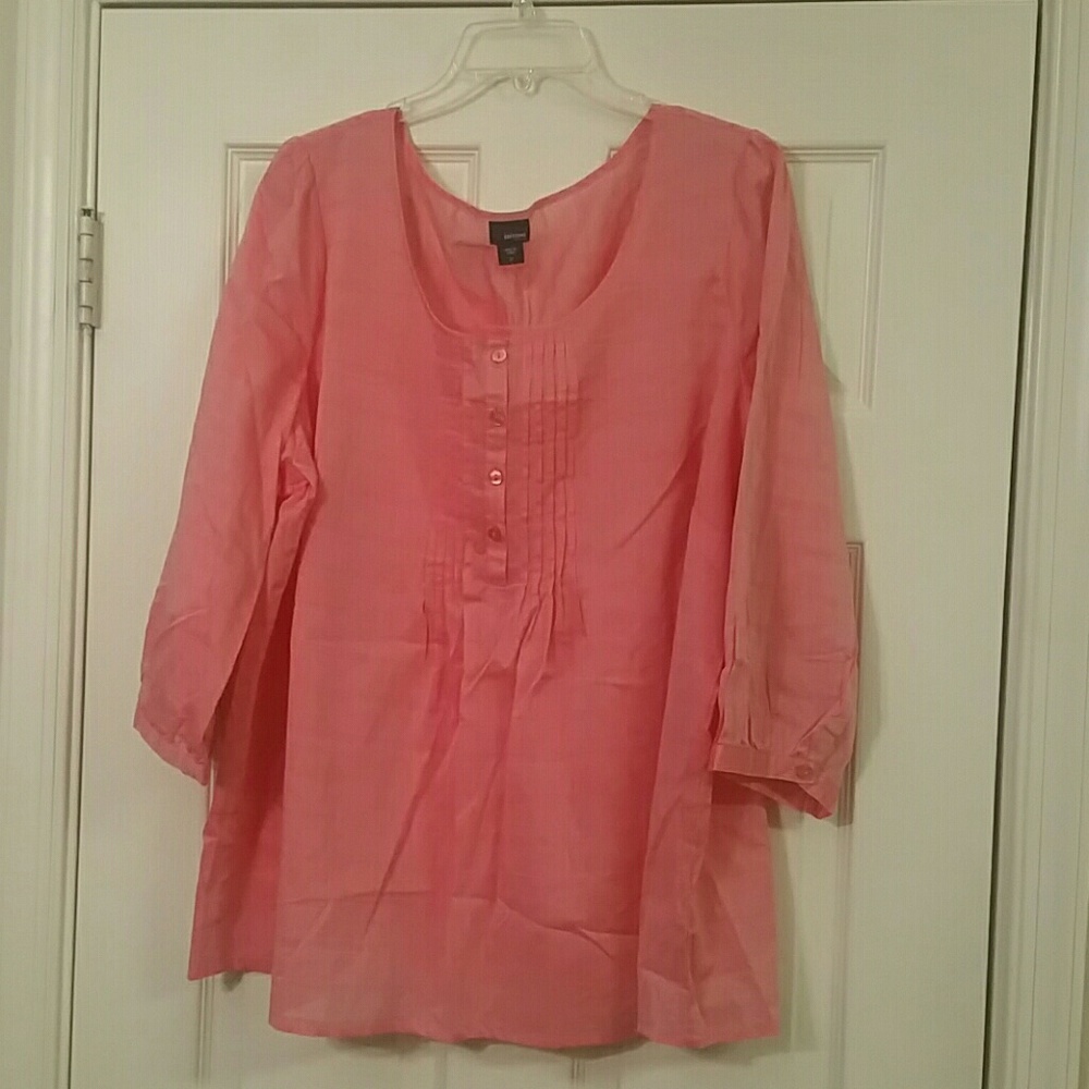 Basic Edition coral shirt NWT